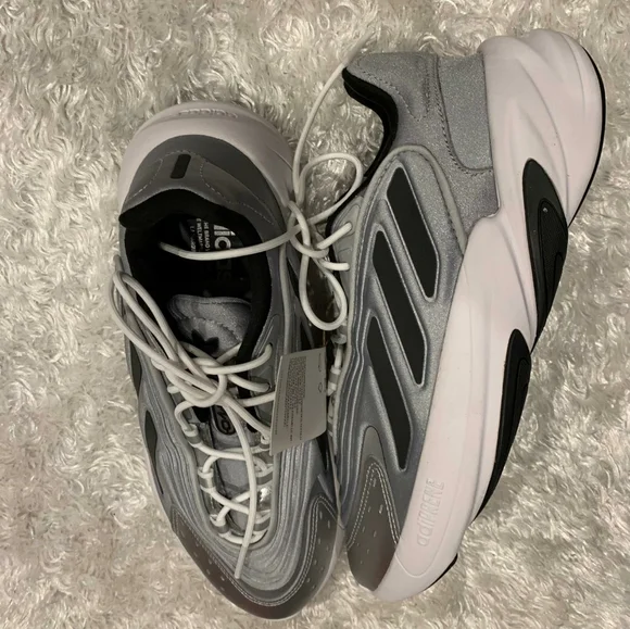 adidas gazelle silver green womens Shop Black Mens Ozelia Lace Up Sneakers – Shoebacca main image 1
